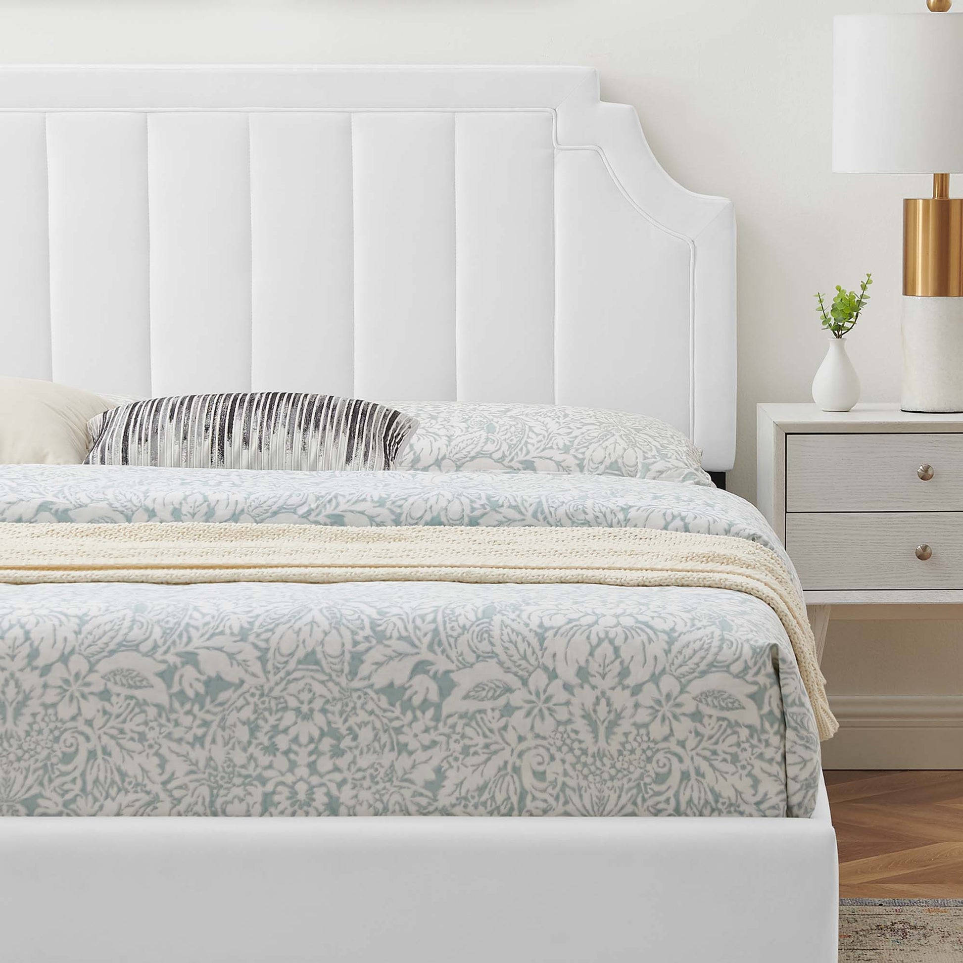 Sienna Performance Velvet Full Platform Bed by Modway