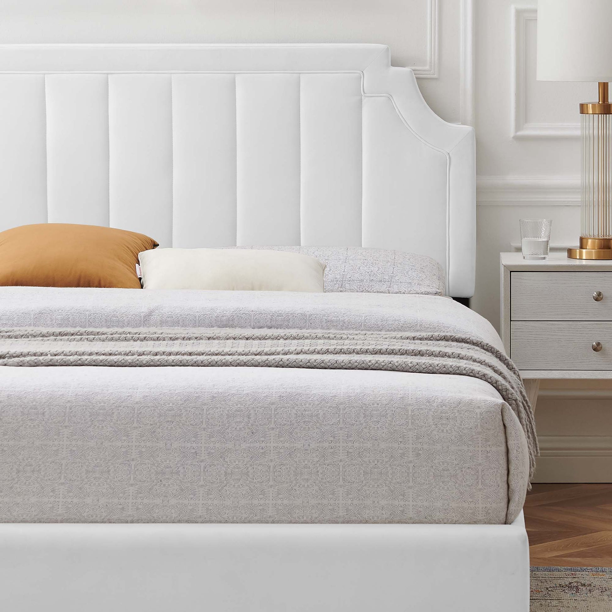 Sienna Performance Velvet King Platform Bed by Modway