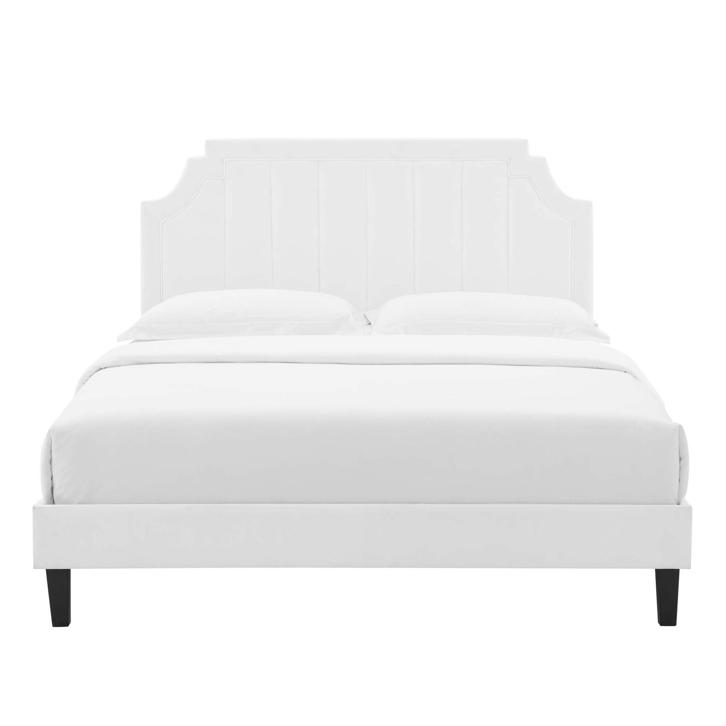 Sienna Performance Velvet King Platform Bed by Modway