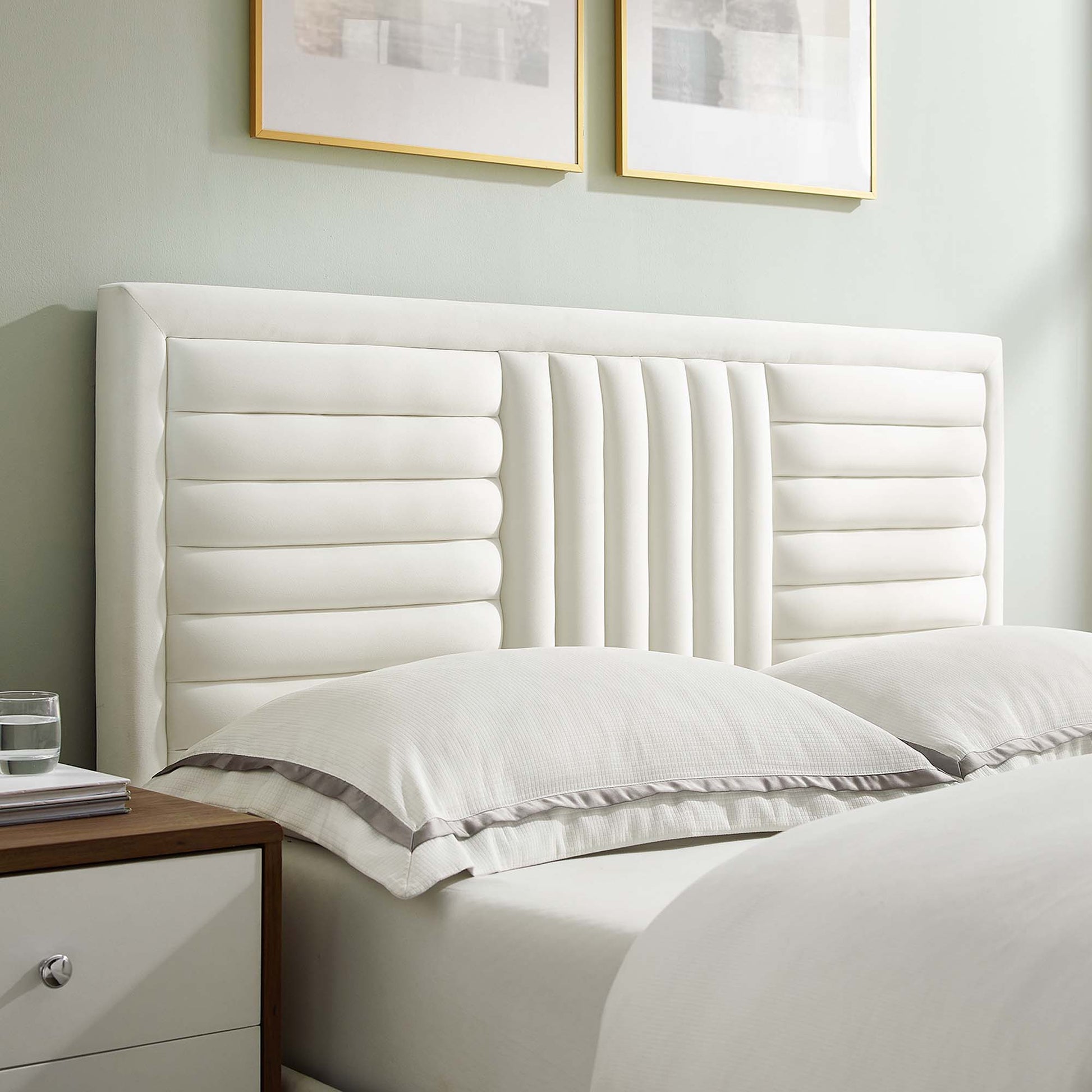 Sofia Channel Tufted Performance Velvet Queen Platform Bed by Modway