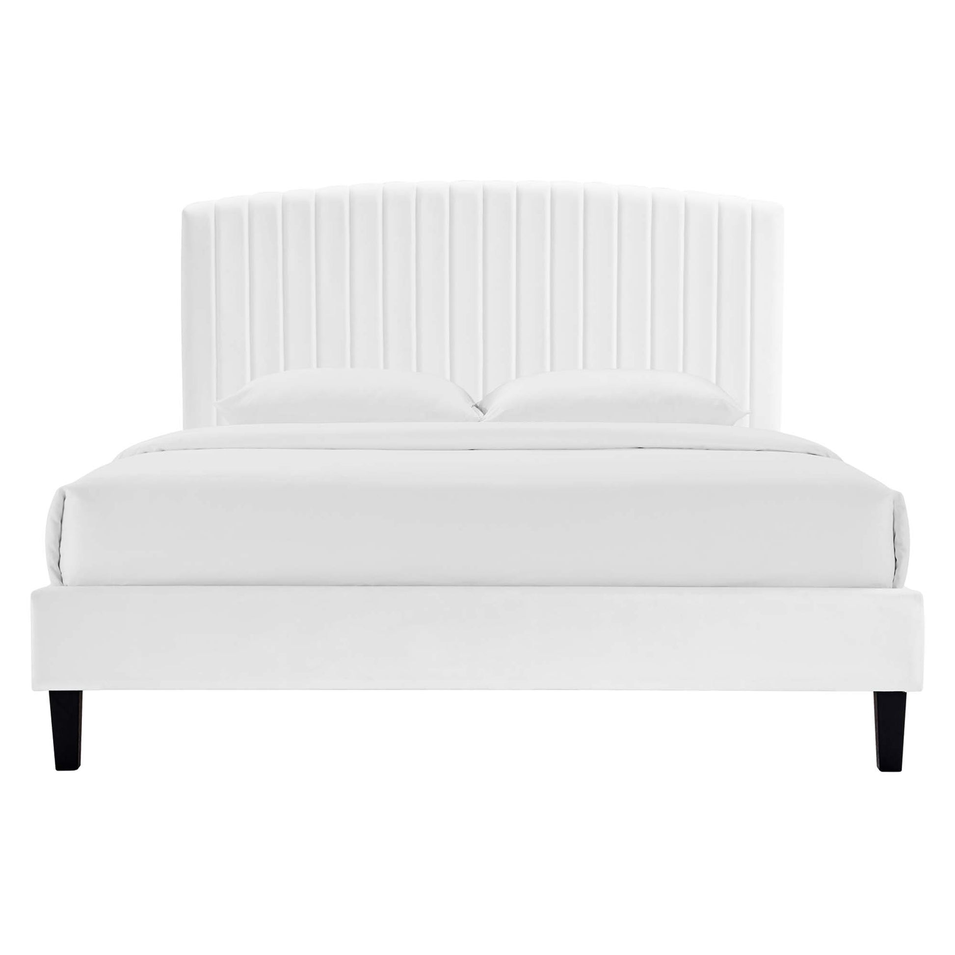 Alessi Performance Velvet Full Platform Bed by Modway