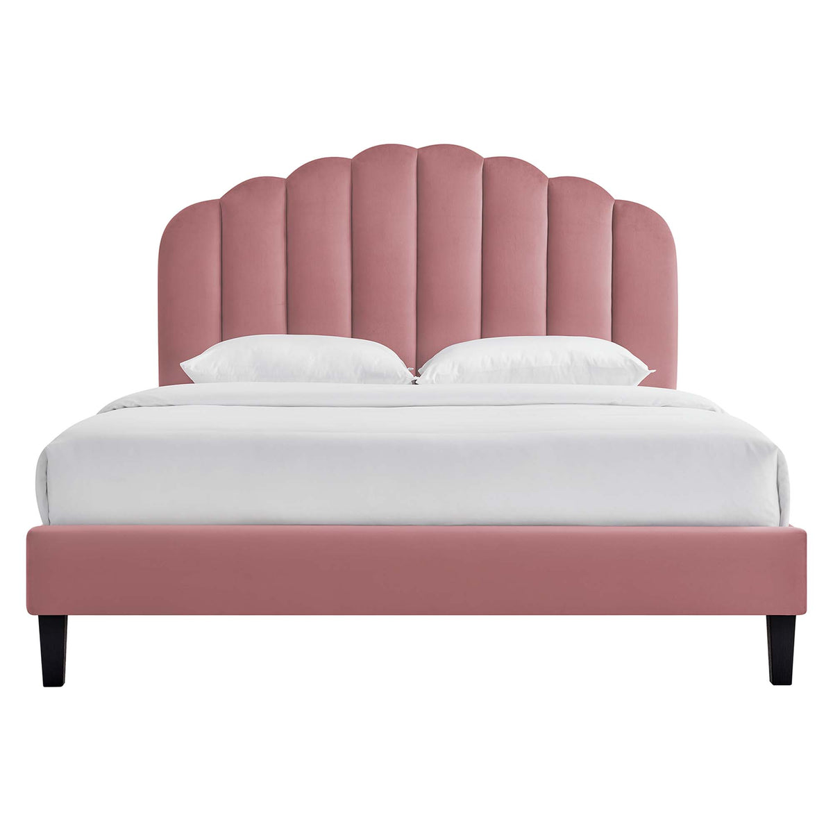 Daisy Performance Velvet Twin Platform Bed by Modway