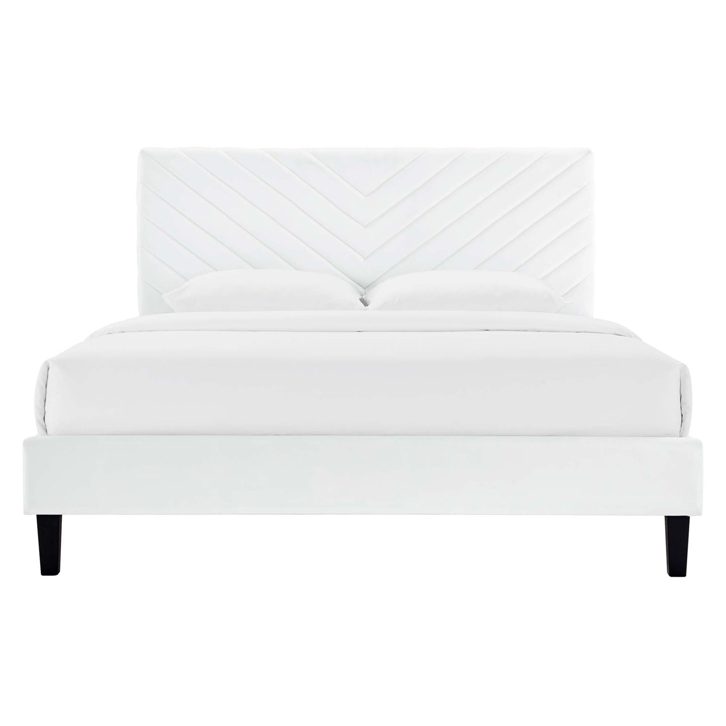 Roxanne Performance Velvet King Platform Bed by Modway
