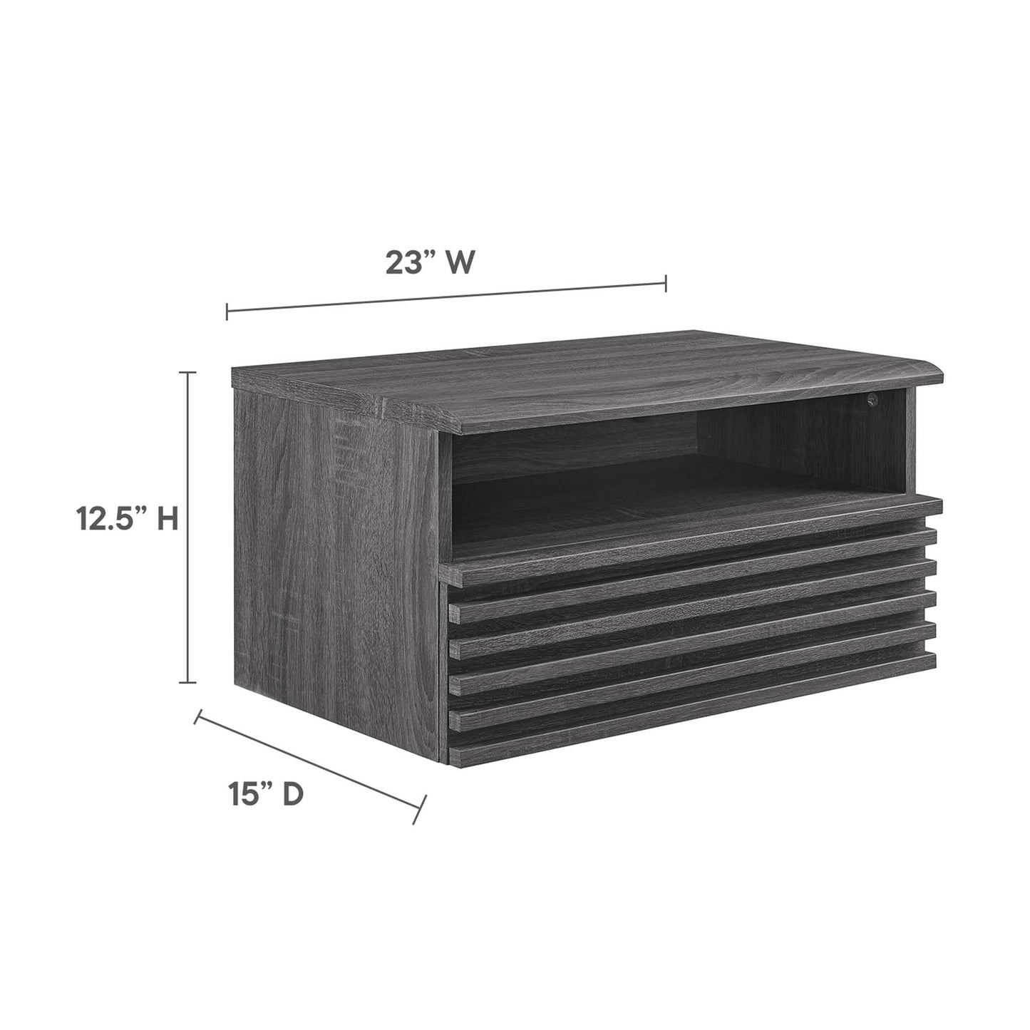 Render Wall-Mount Nightstand by Modway