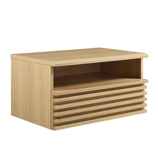 Render Wall-Mount Nightstand by Modway MOD-7058-OAK