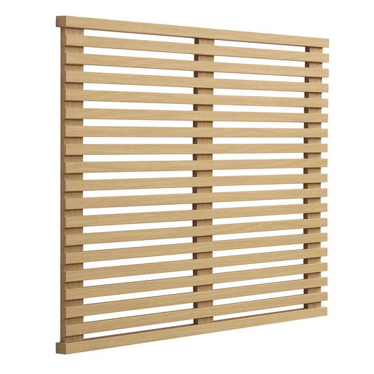 Render Wall Mount Twin Headboard by Modway Oak MOD-7061-OAK