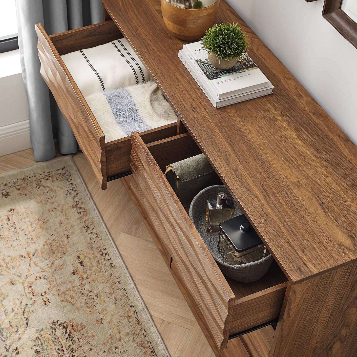 Vespera 6-Drawer Dresser by Modway MOD-7083-WAL