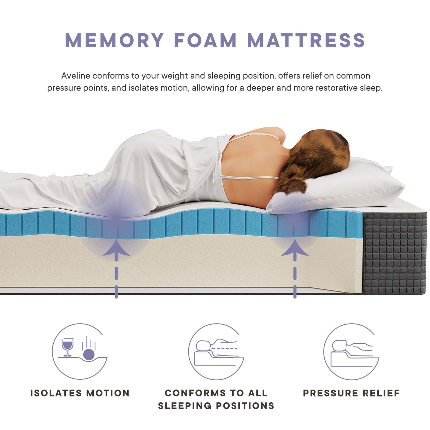 Aveline Memory Foam and Mattress Collection by Modway