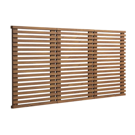Render Wall Mount Queen Headboard by Modway Walnut MOD-7110-WAL