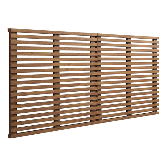Render Wall Mount King Headboard by Modway Walnut MOD-7111-WAL