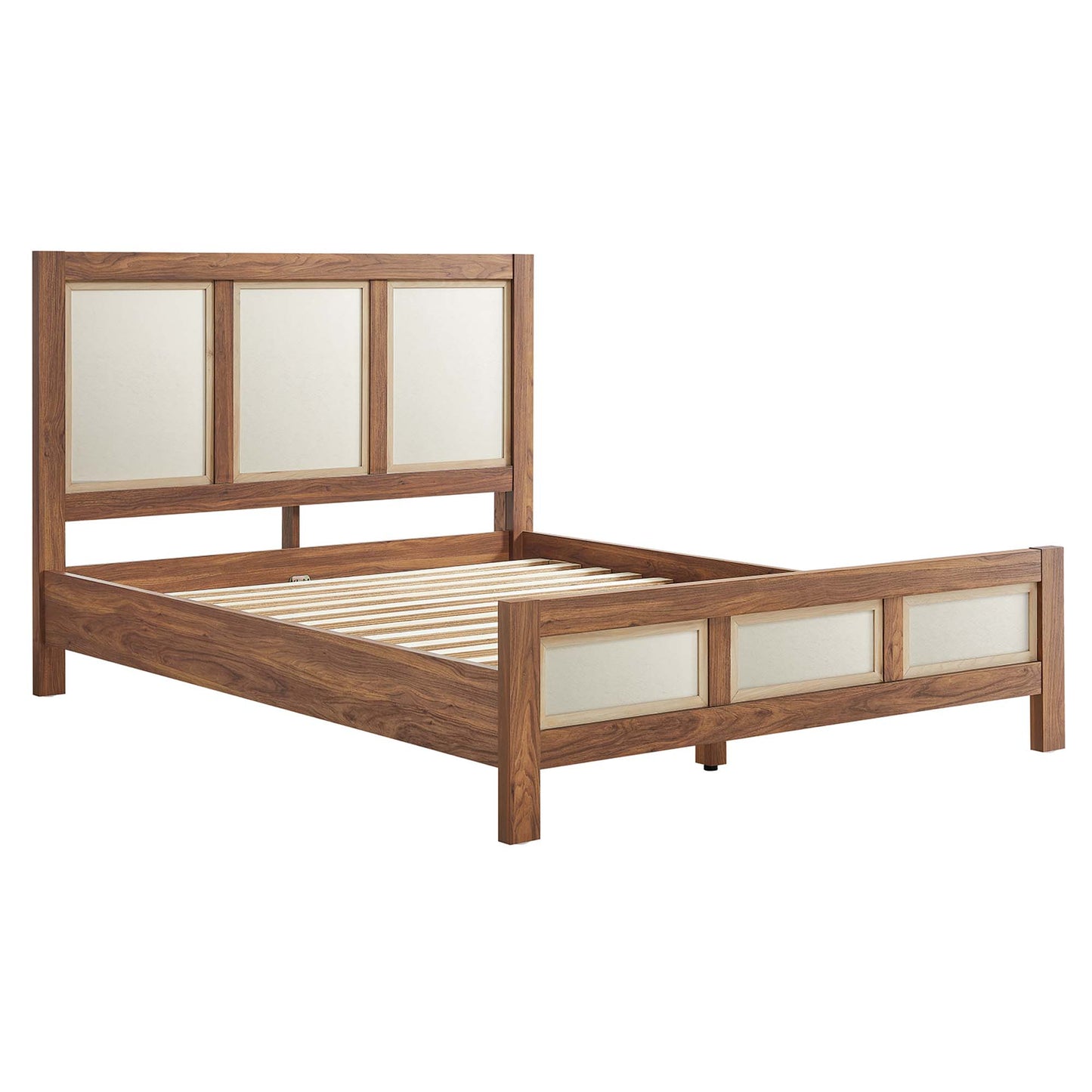 Capri Wood Grain Queen Platform Bed by Modway MOD-7119-WAL
