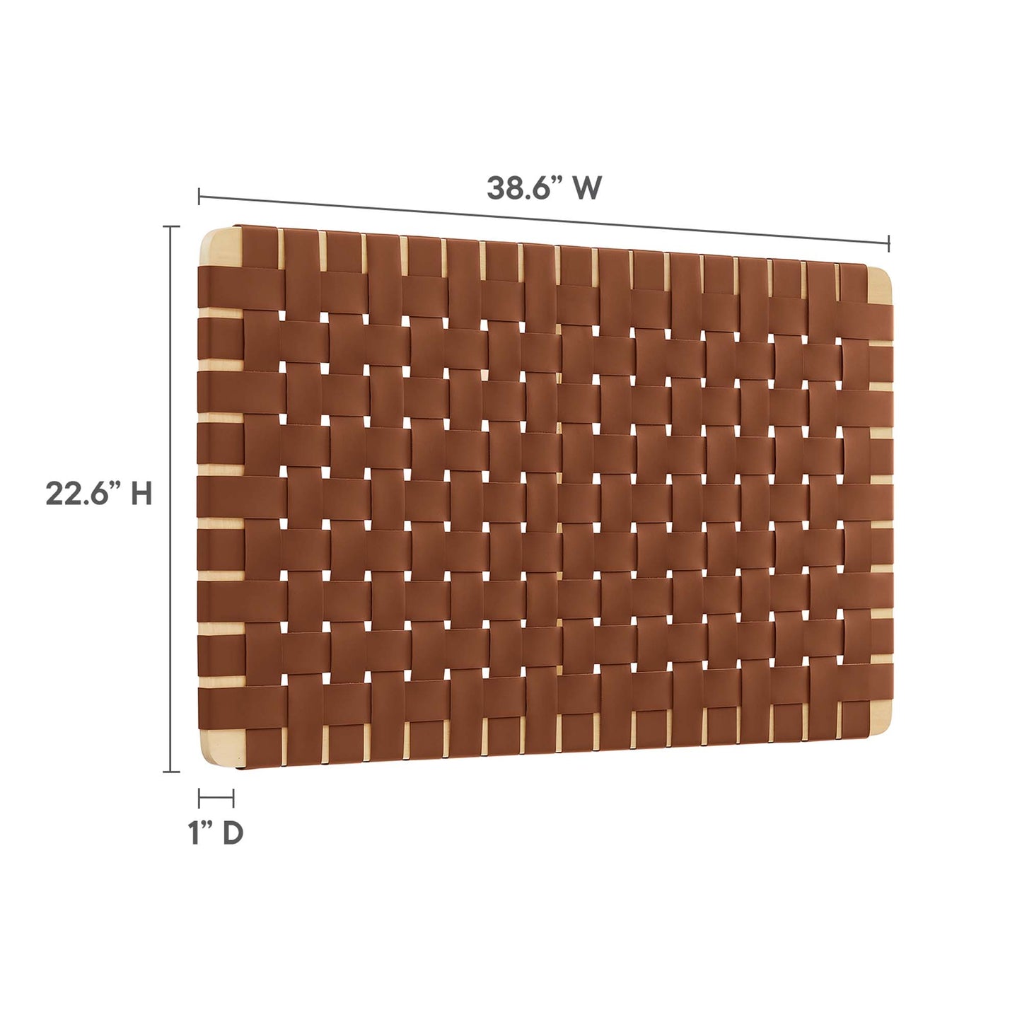 Sparta Weave Vegan Leather Headboard by Modway - Full, King, Queen, Twin Options