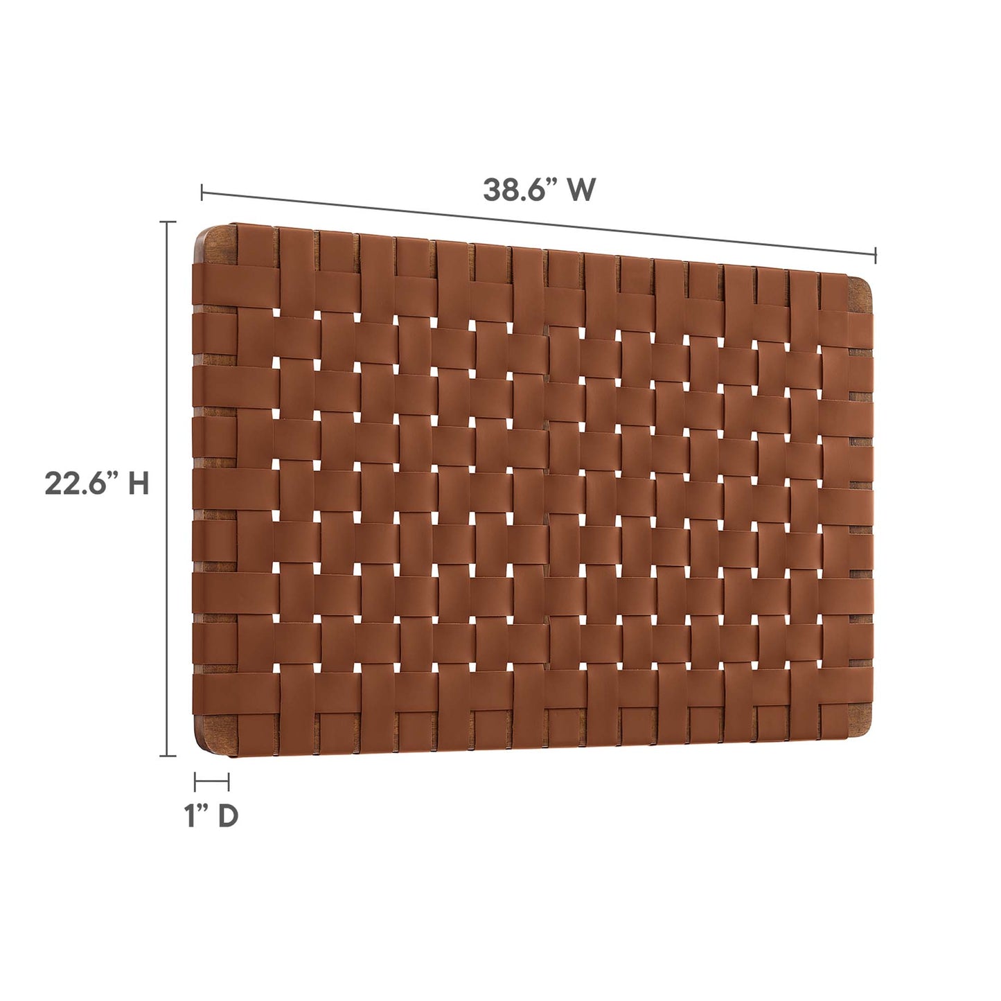 Sparta Weave Vegan Leather Headboard by Modway - Full, King, Queen, Twin Options
