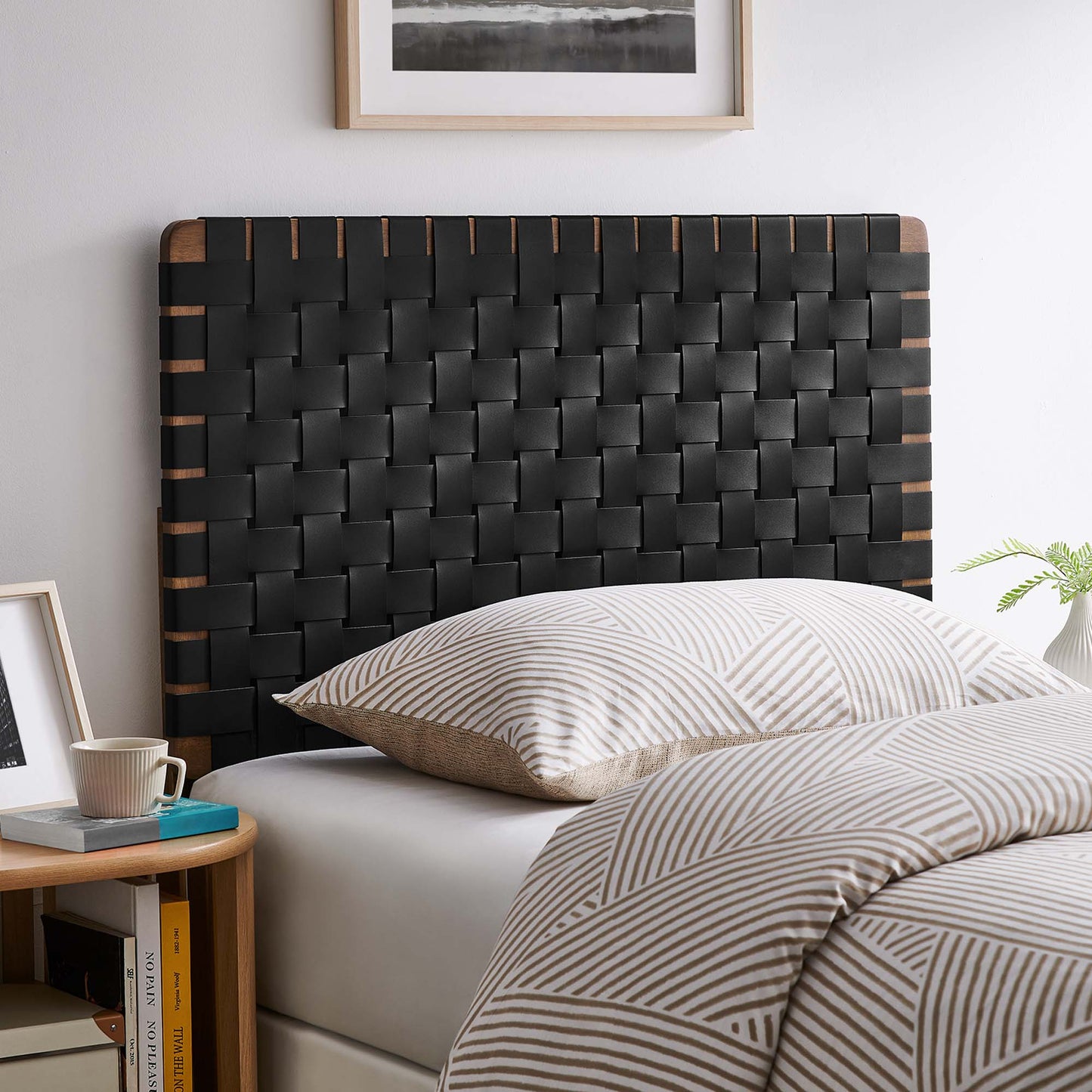 Sparta Weave Vegan Leather Headboard by Modway - Full, King, Queen, Twin Options