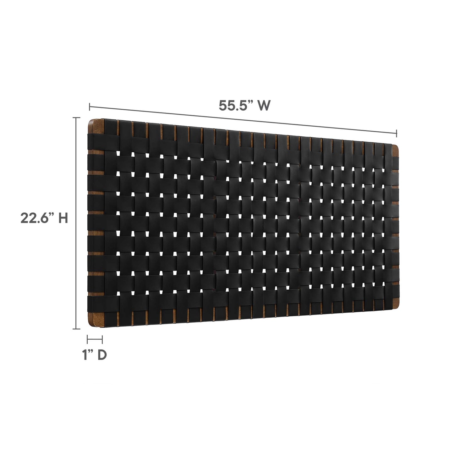 Sparta Weave Vegan Leather Headboard by Modway - Full, King, Queen, Twin Options