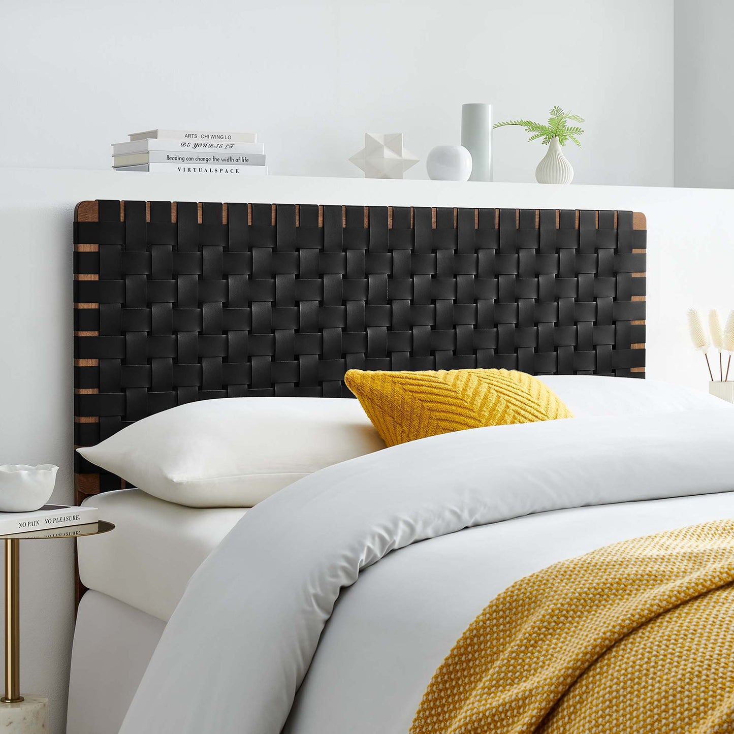 Sparta Weave Vegan Leather Headboard by Modway - Full, King, Queen, Twin Options