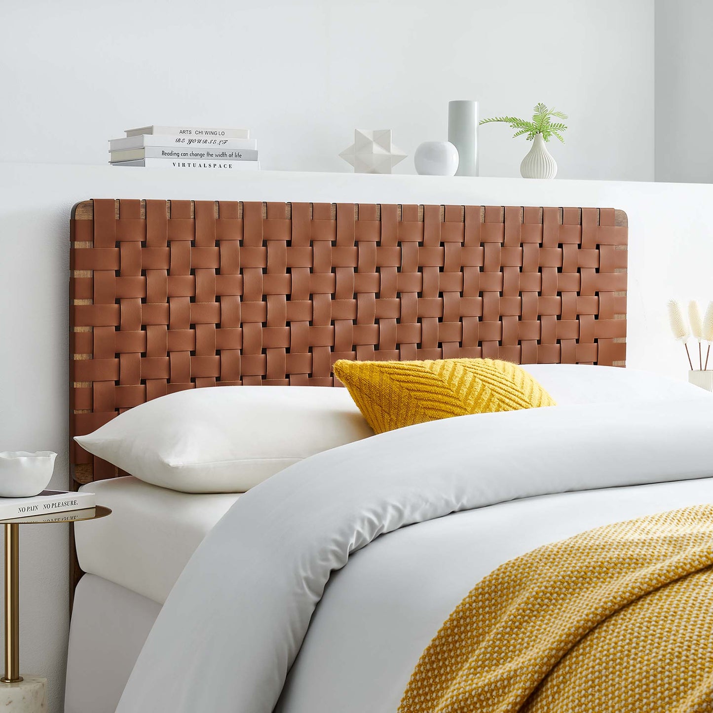 Sparta Weave Vegan Leather Headboard by Modway - Full, King, Queen, Twin Options