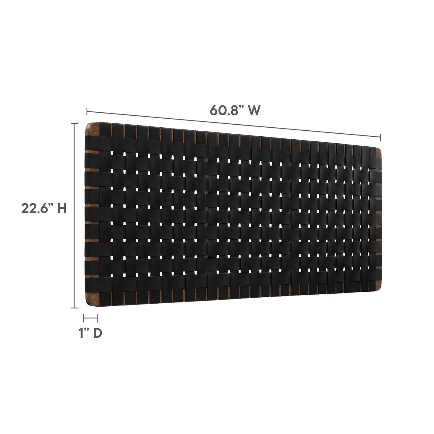 Sparta Weave Vegan Leather Headboard by Modway - Full, King, Queen, Twin Options