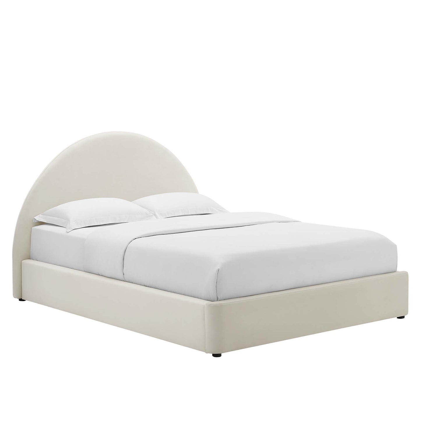 Resort Performance Velvet Arched Round Full Platform Bed by Modway MOD-7131-ALA