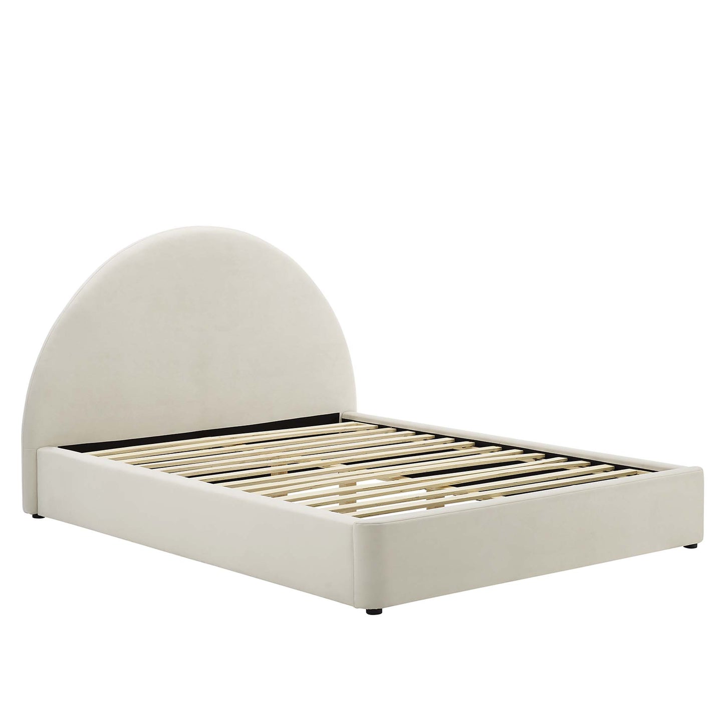 Resort Performance Velvet Arched Round Full Platform Bed by Modway MOD-7131-ALA