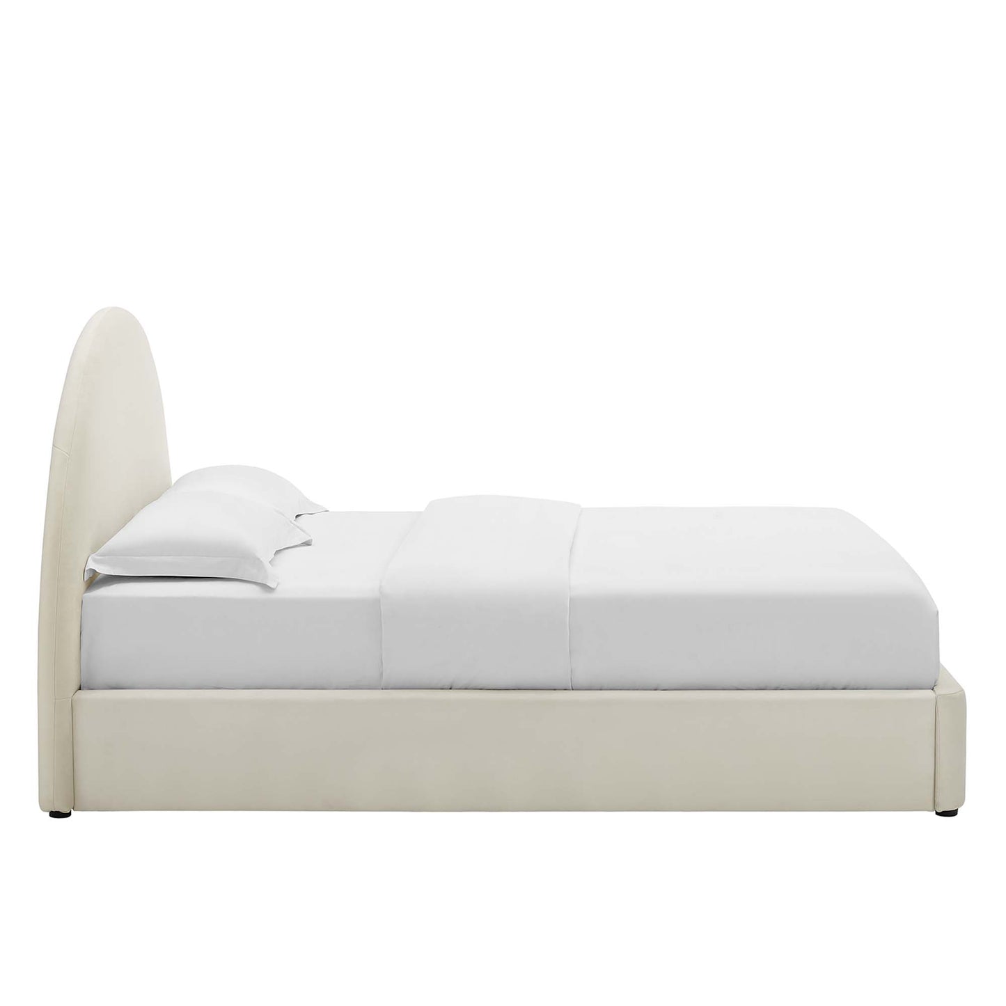 Resort Performance Velvet Arched Round Full Platform Bed by Modway MOD-7131-ALA
