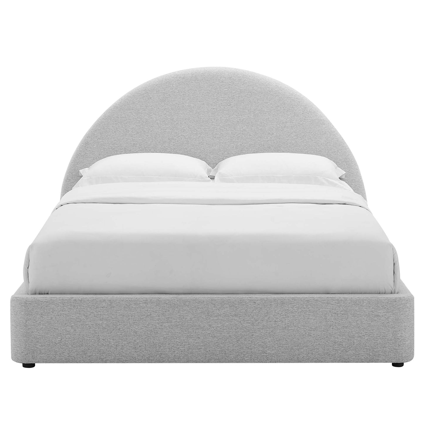 Resort Upholstered Fabric Arched Round Queen Platform Bed by Modway MOD-7132-HLG
