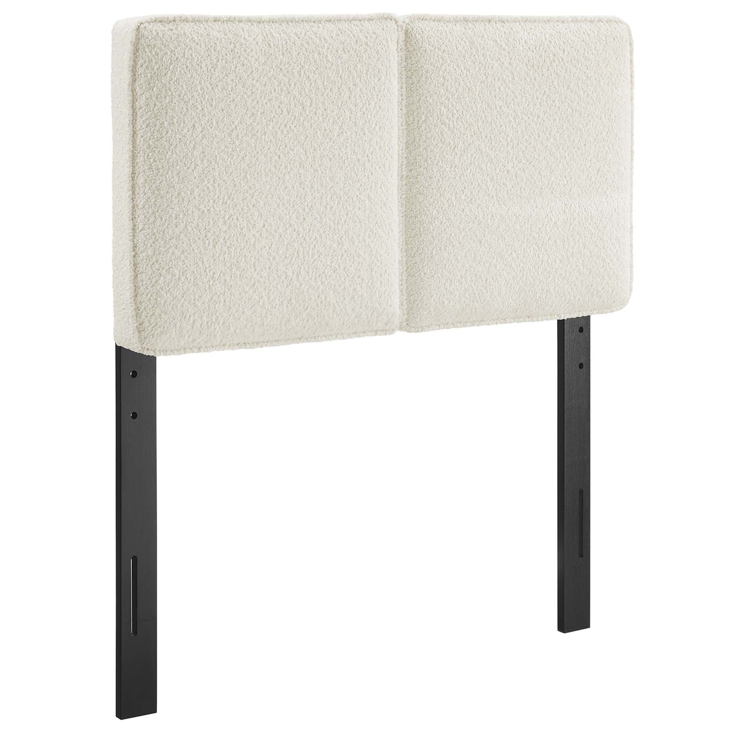 Lindee Vegan Leather and Boucle Fabric Headboards by Modway