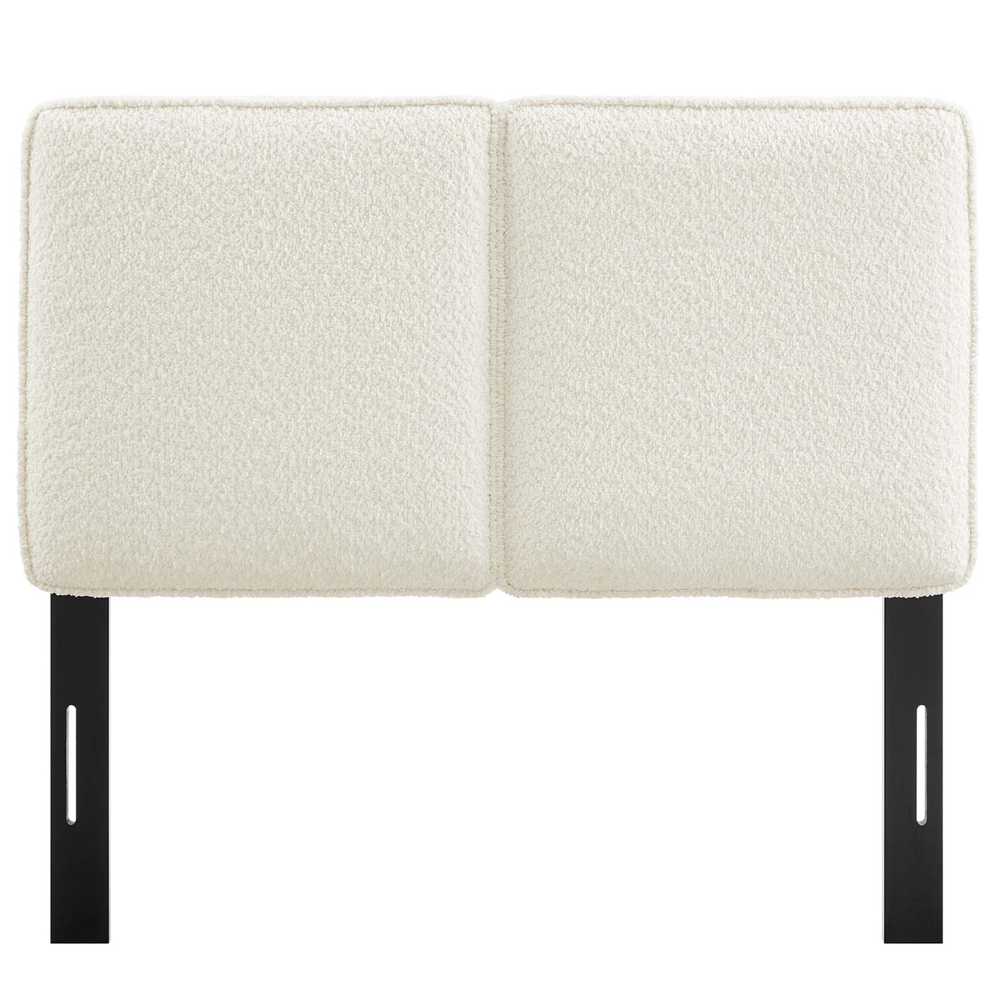 Lindee Vegan Leather and Boucle Fabric Headboards by Modway