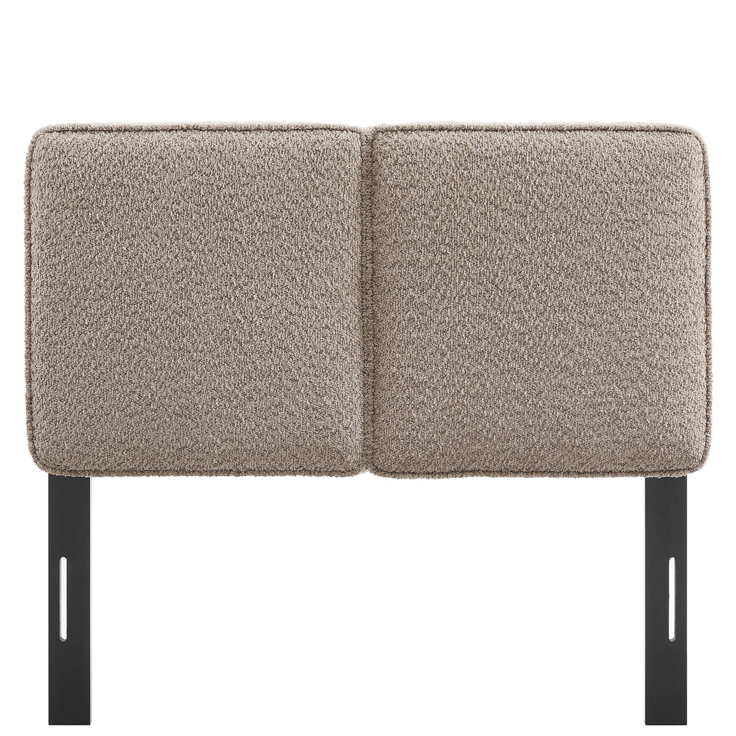 Lindee Vegan Leather and Boucle Fabric Headboards by Modway