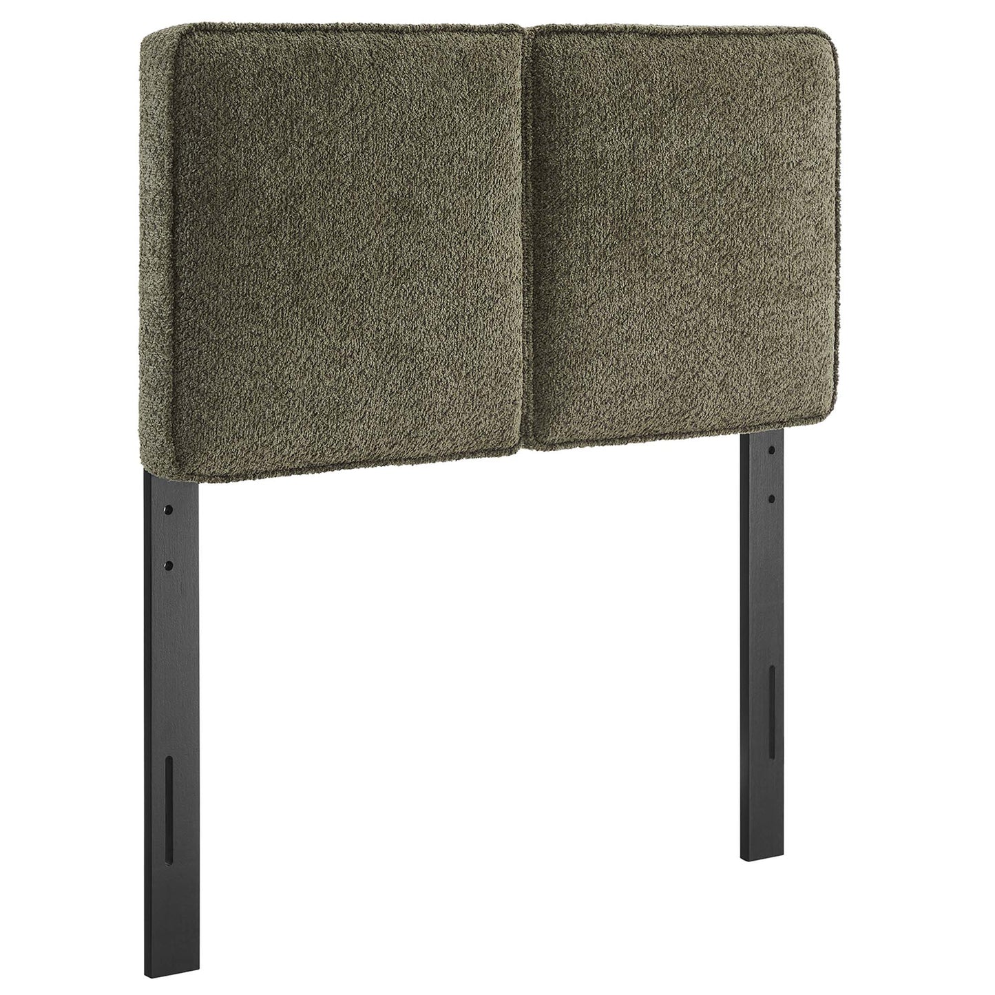 Lindee Vegan Leather and Boucle Fabric Headboards by Modway