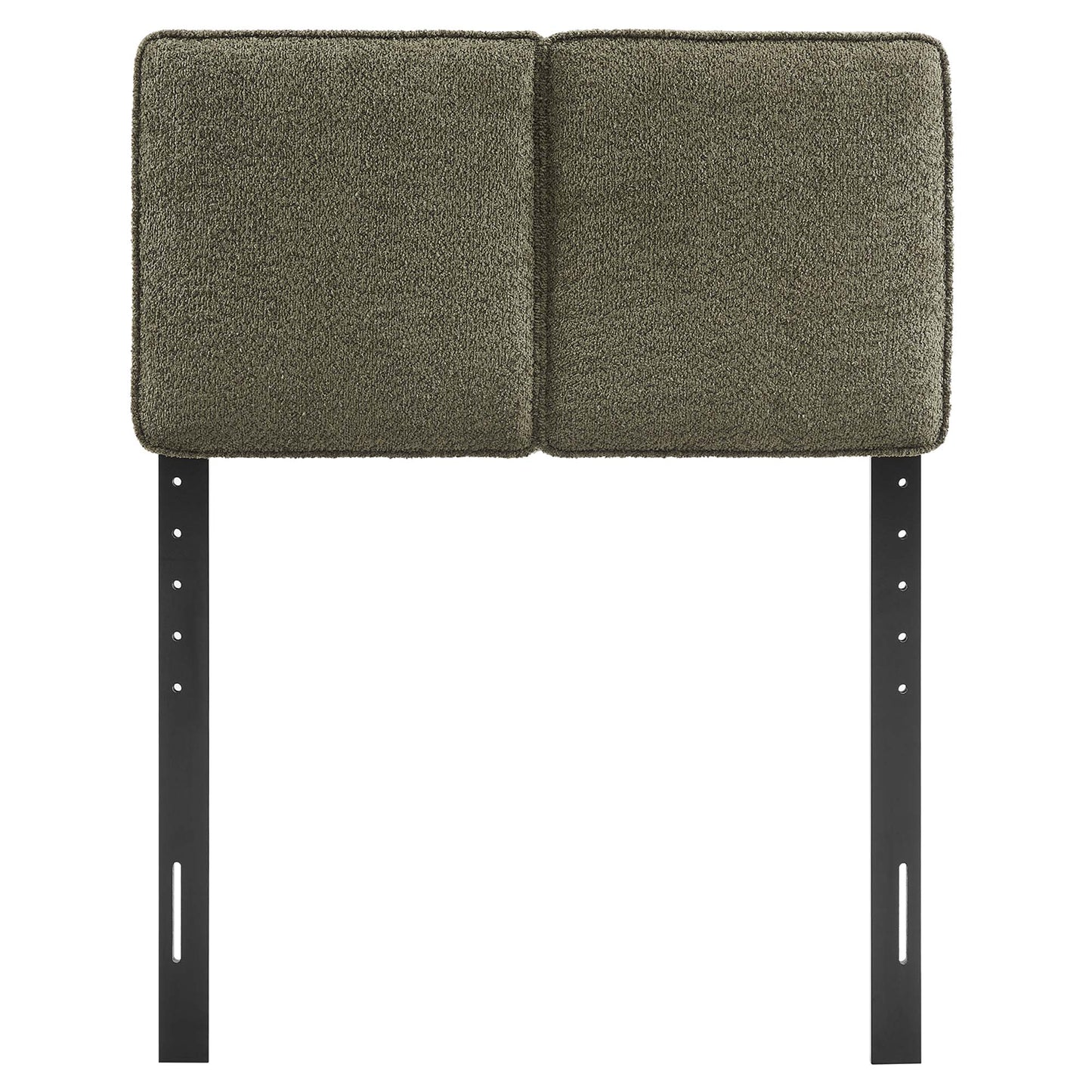 Lindee Vegan Leather and Boucle Fabric Headboards by Modway