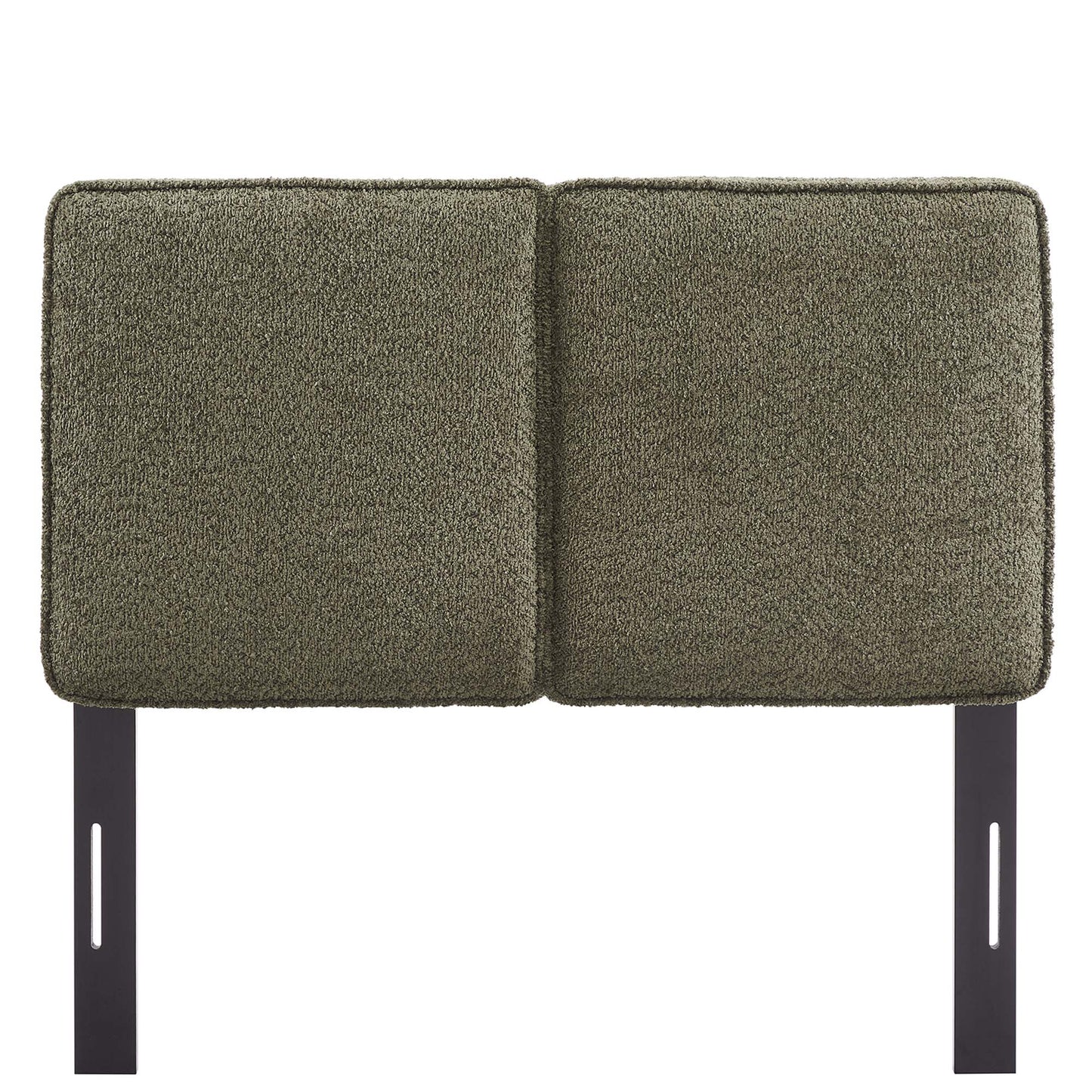 Lindee Vegan Leather and Boucle Fabric Headboards by Modway