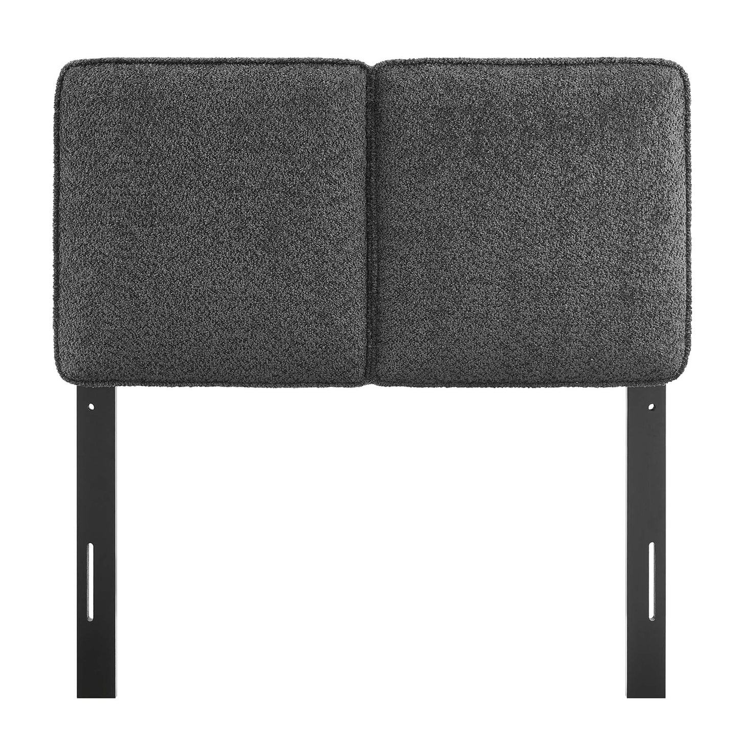 Lindee Vegan Leather and Boucle Fabric Headboards by Modway