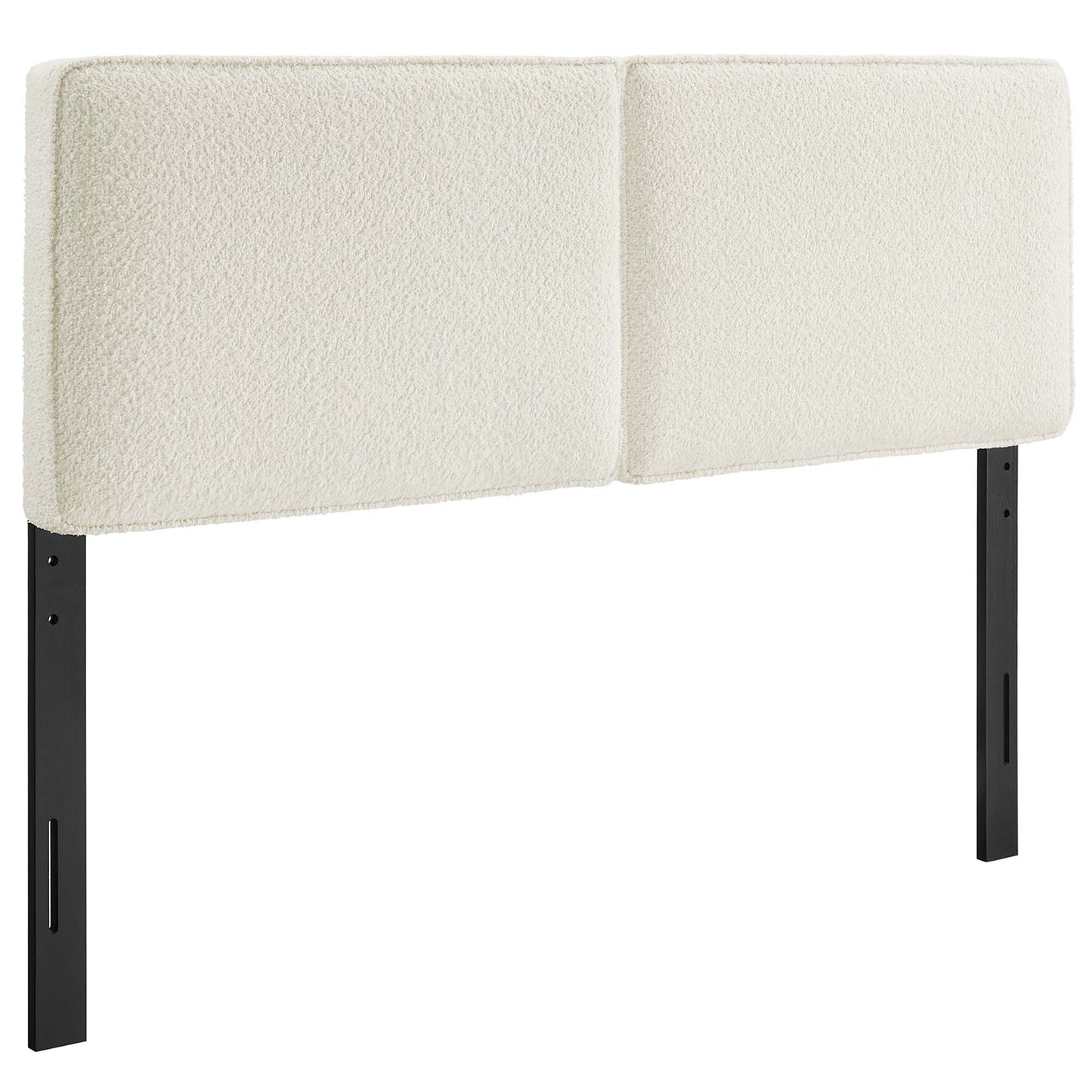 Lindee Vegan Leather and Boucle Fabric Headboards by Modway