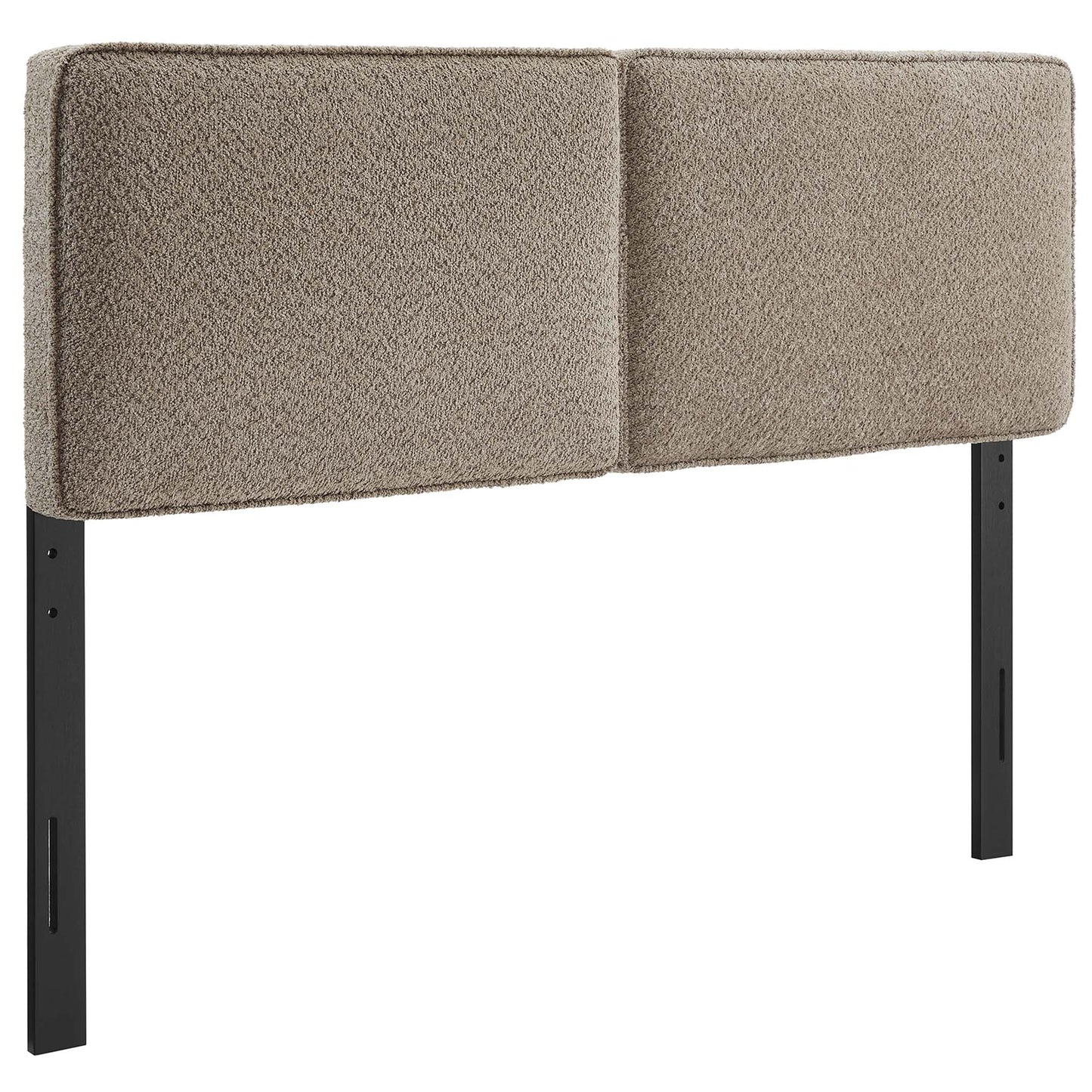 Lindee Vegan Leather and Boucle Fabric Headboards by Modway