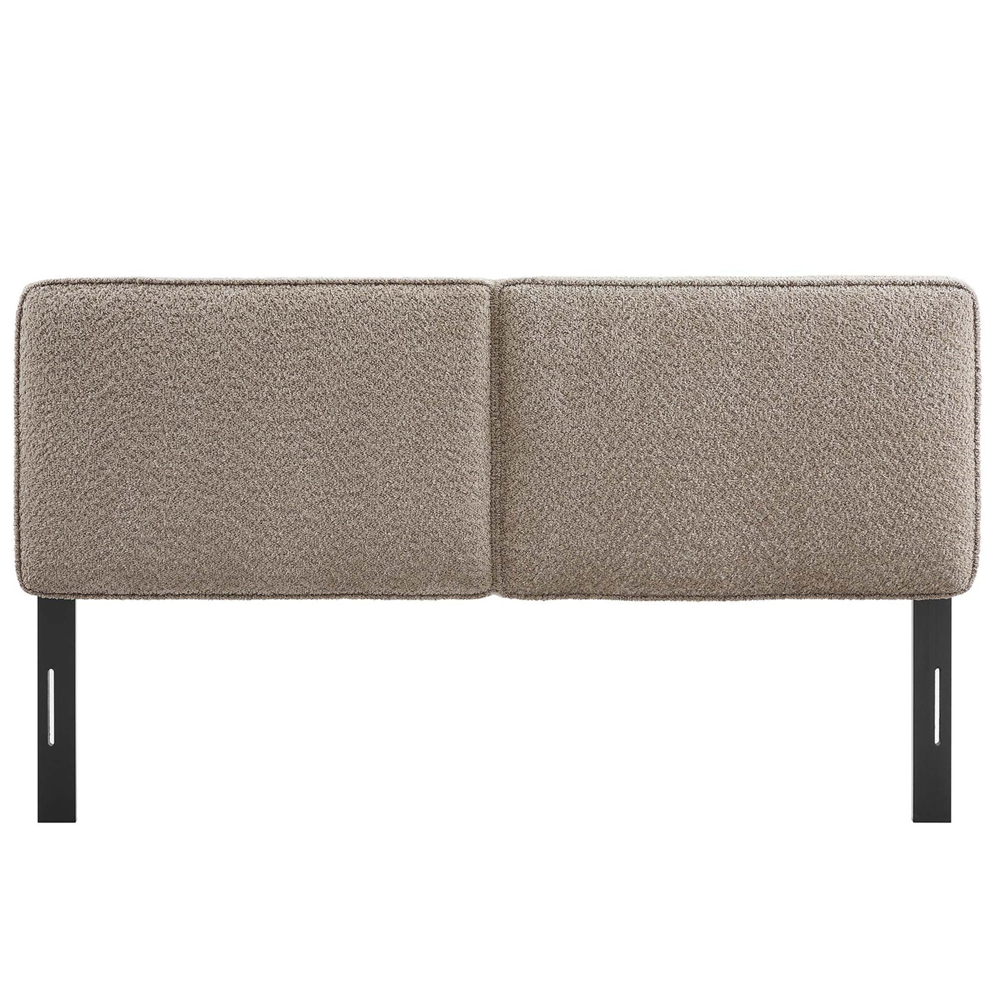 Lindee Vegan Leather and Boucle Fabric Headboards by Modway
