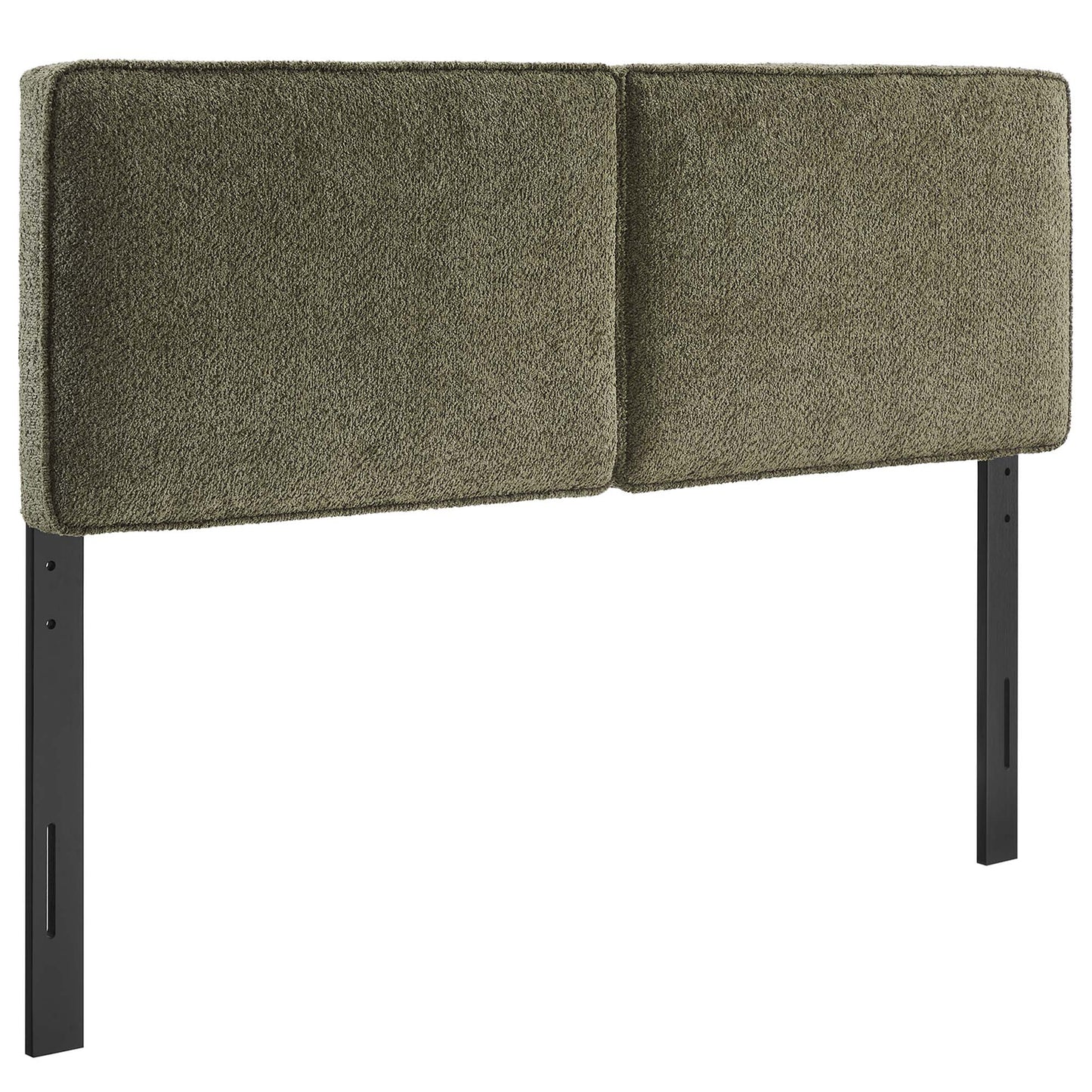 Lindee Vegan Leather and Boucle Fabric Headboards by Modway