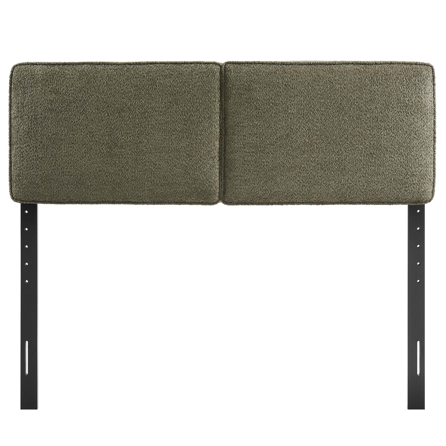 Lindee Vegan Leather and Boucle Fabric Headboards by Modway