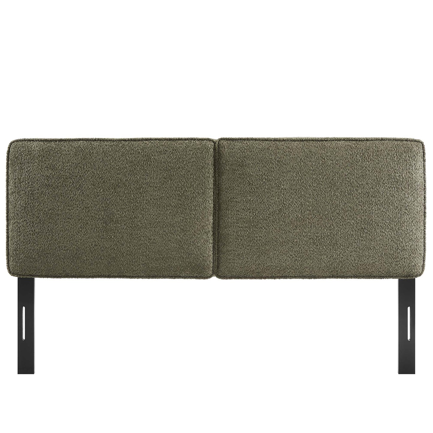 Lindee Vegan Leather and Boucle Fabric Headboards by Modway