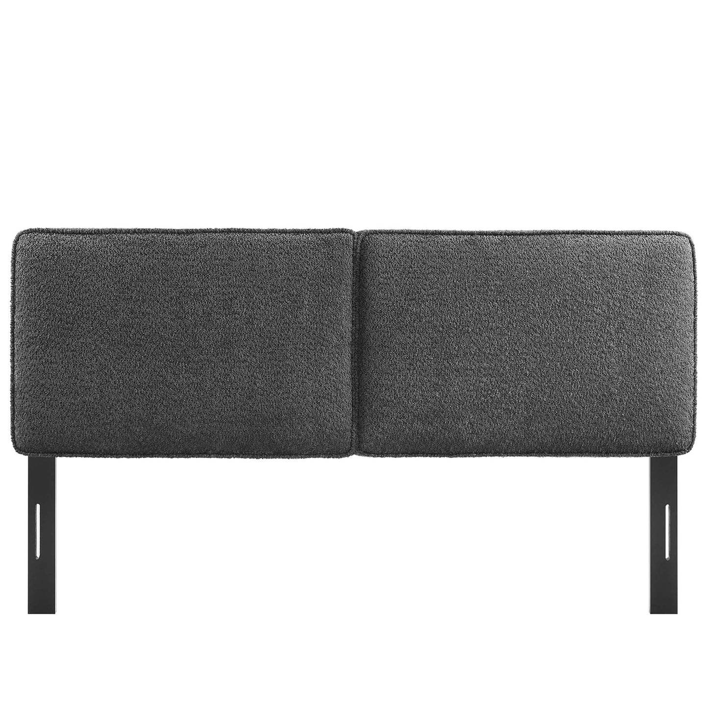 Lindee Vegan Leather and Boucle Fabric Headboards by Modway