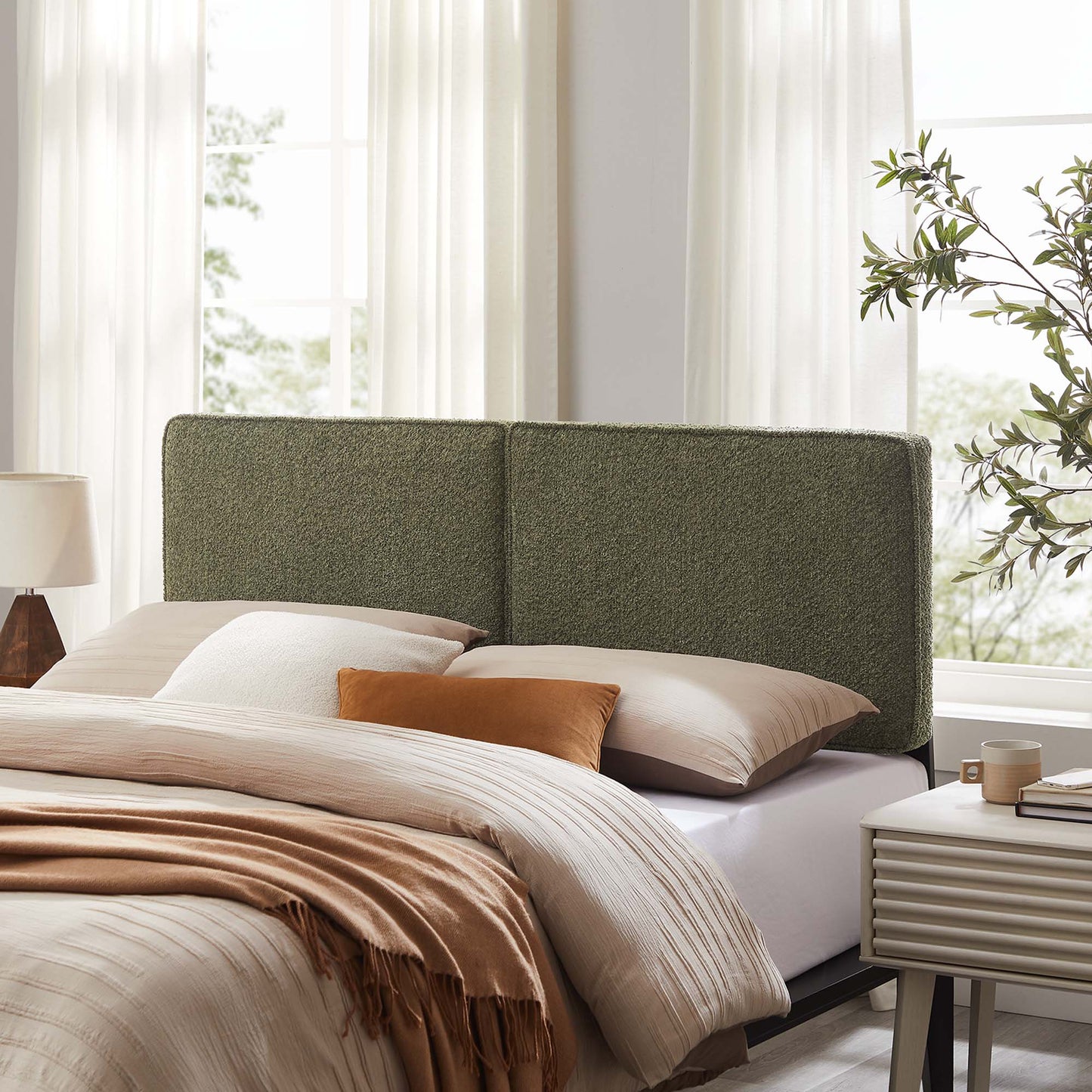 Lindee Boucle Fabric Queen Headboard by Modway MOD-7149-SGE