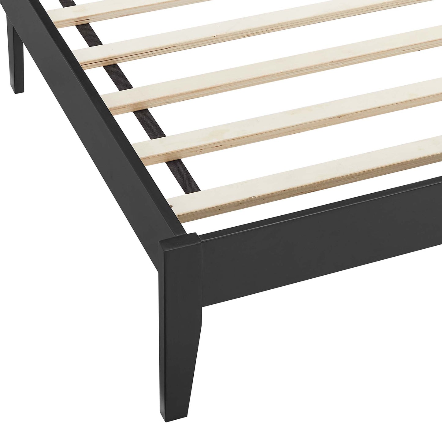 Sirocco Rattan and Wood Platform Bed by Modway