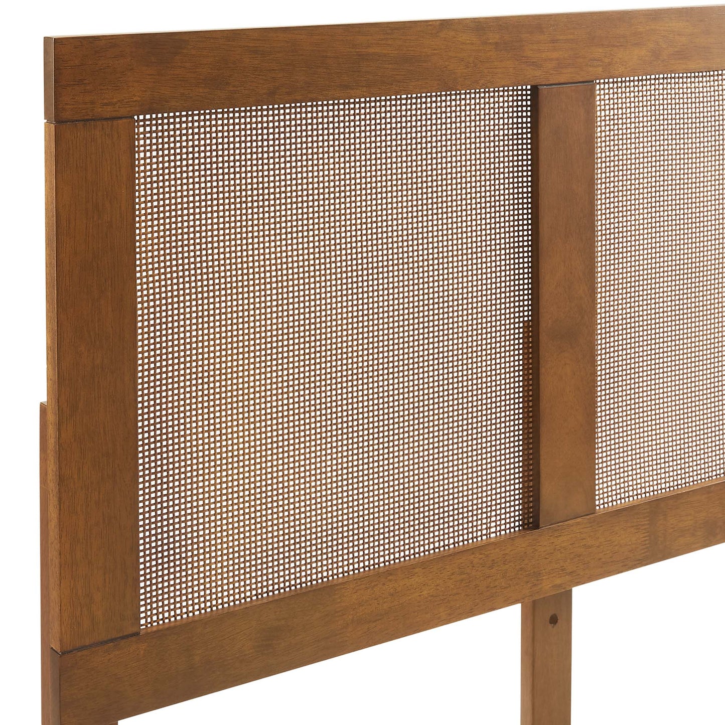 Sirocco Rattan and Wood Full Platform Bed by Modway MOD-7153-WAL