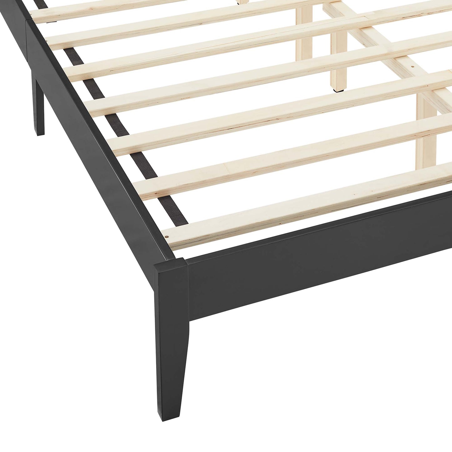 Sirocco Rattan and Wood Platform Bed by Modway
