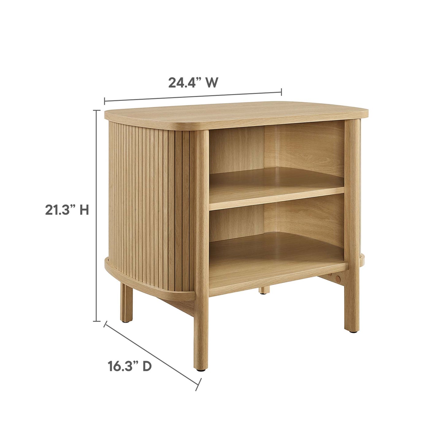 Cadence Nightstand Collection by Modway - 2-Drawer and Open Designs