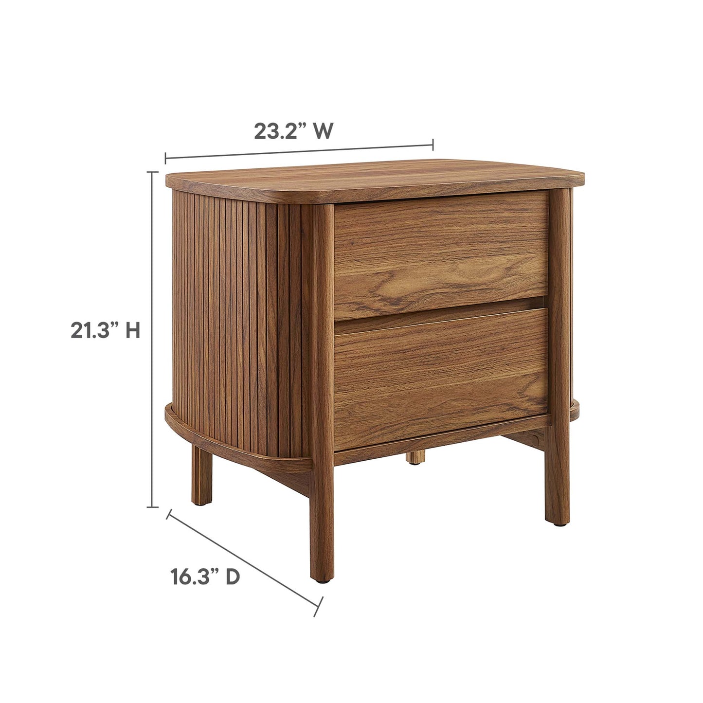 Cadence Nightstand Collection by Modway - 2-Drawer and Open Designs