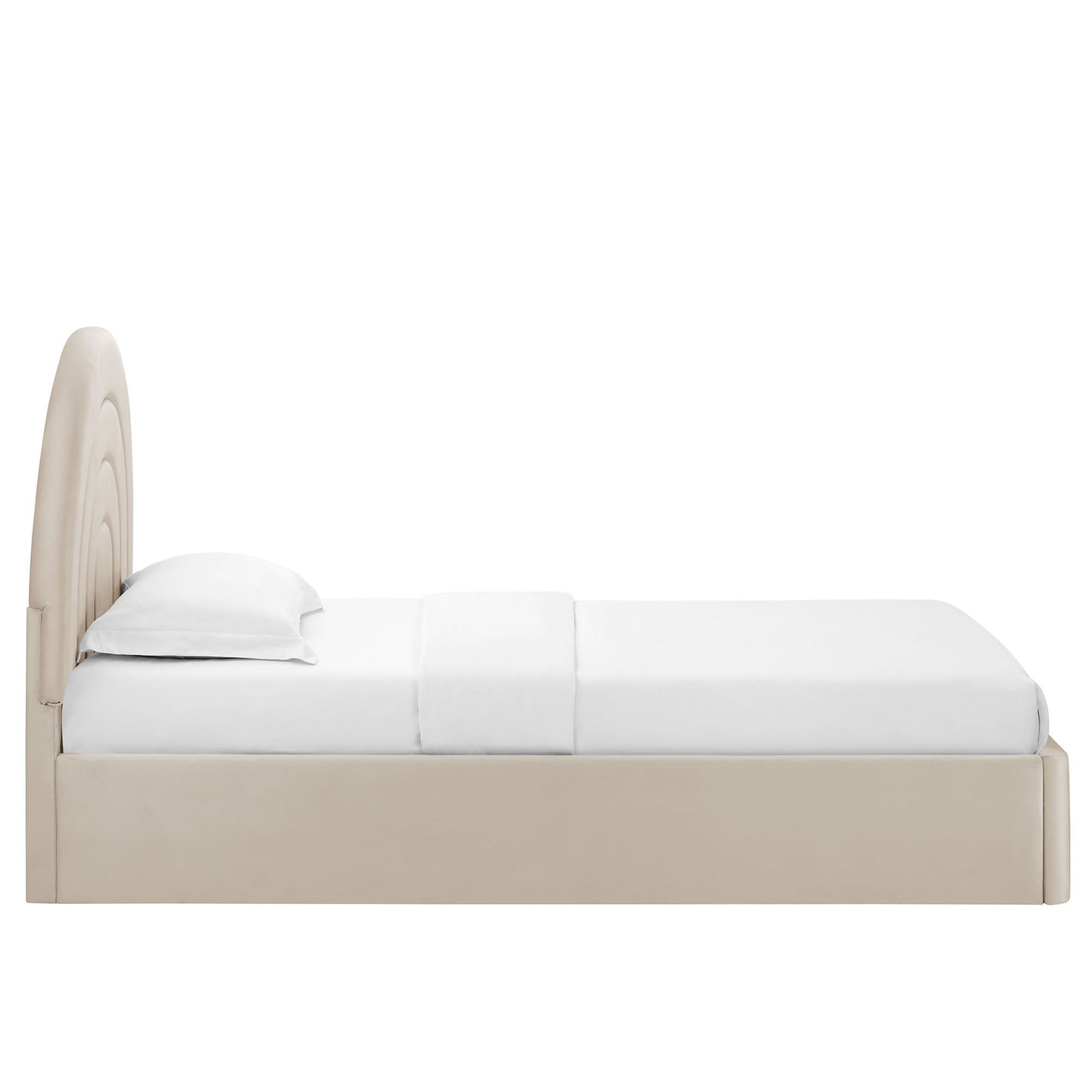 Solana Arched Performance Velvet Platform Bed by Modway