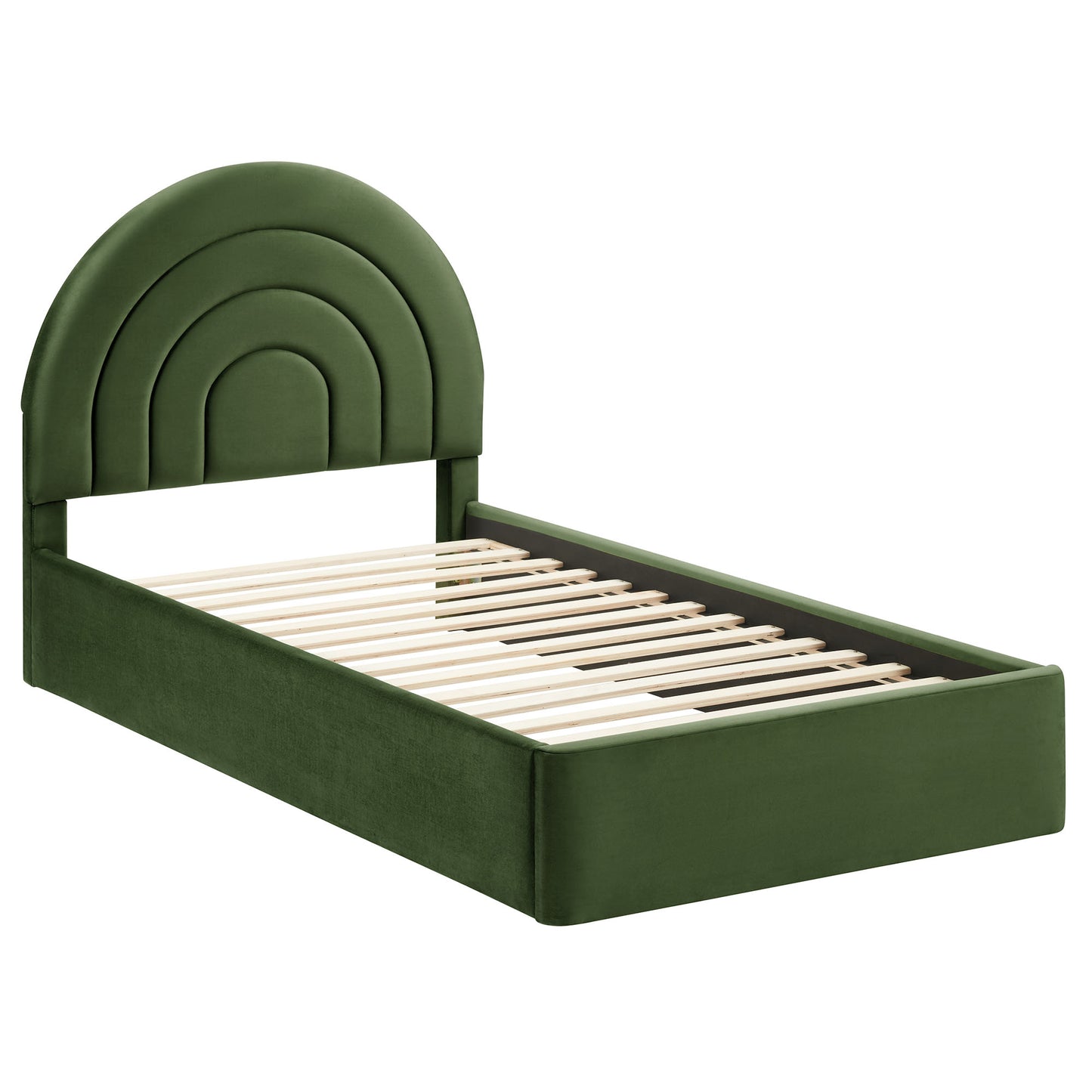 Solana Arched Performance Velvet Platform Bed by Modway