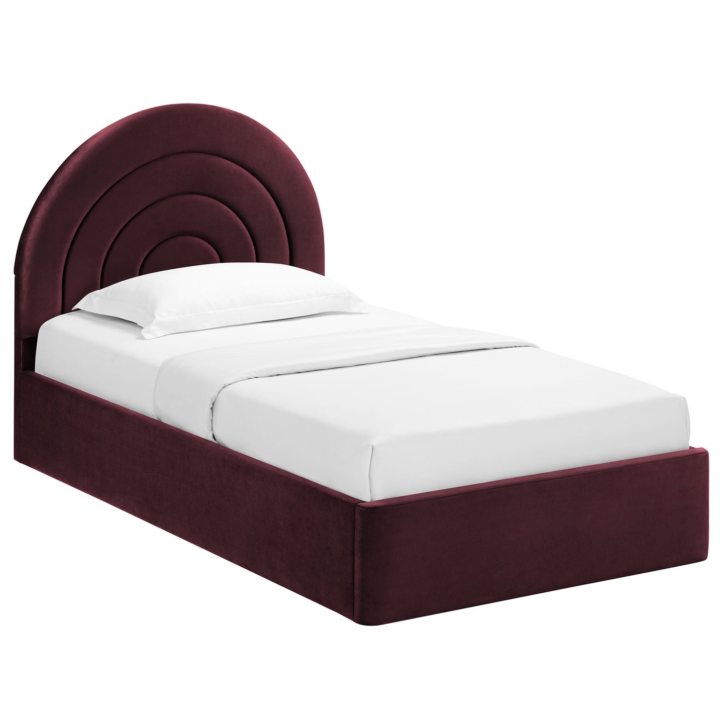 Solana Arched Performance Velvet Platform Bed by Modway