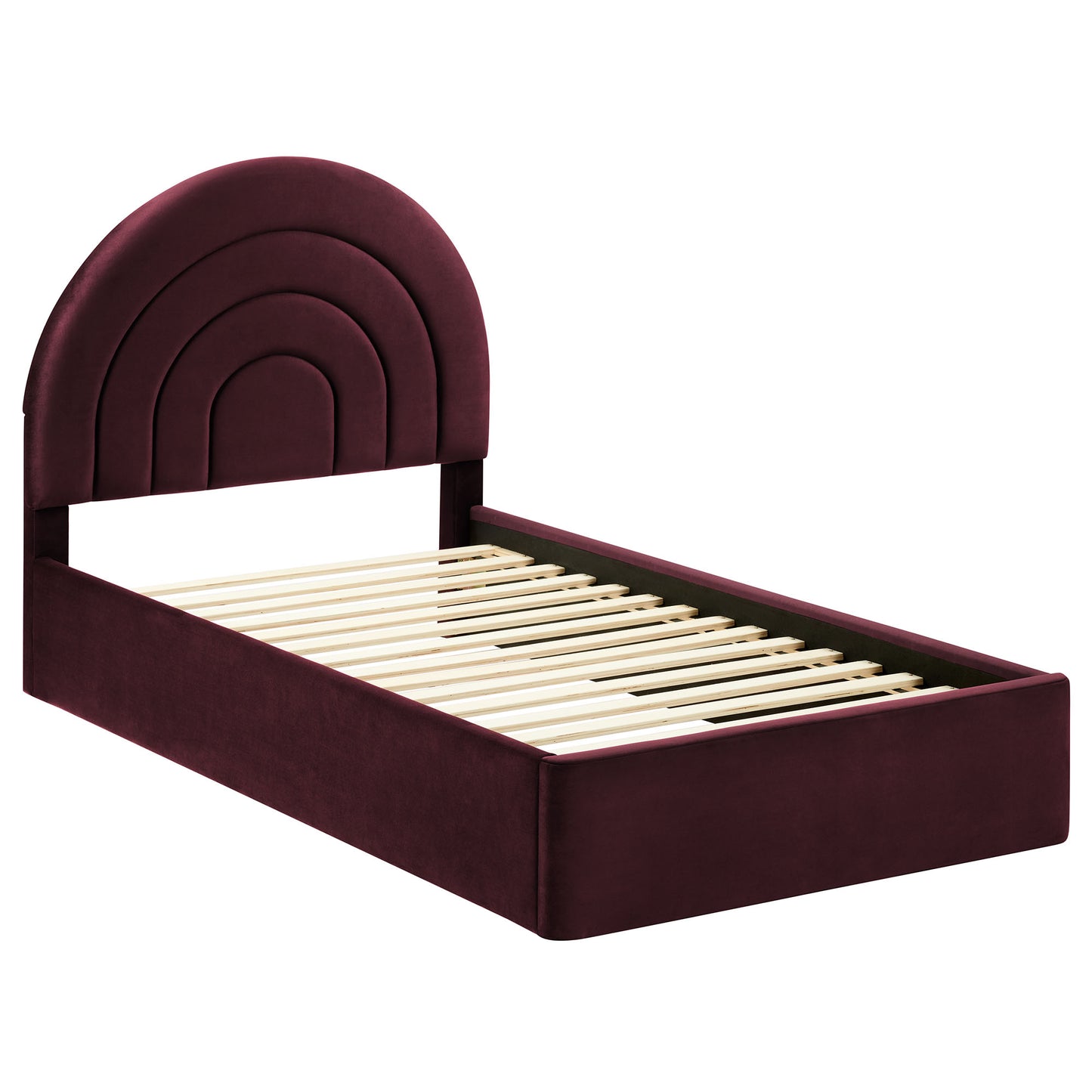Solana Arched Performance Velvet Platform Bed by Modway